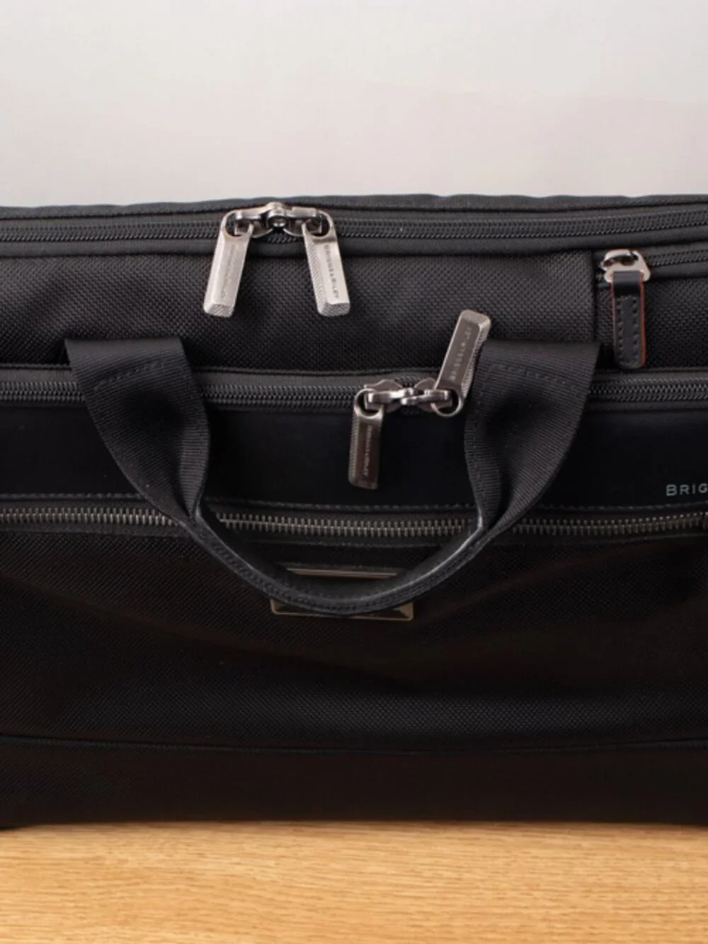 Briggs & Riley @Work Slim Brief Black Laptop Bag Nylon 15.6